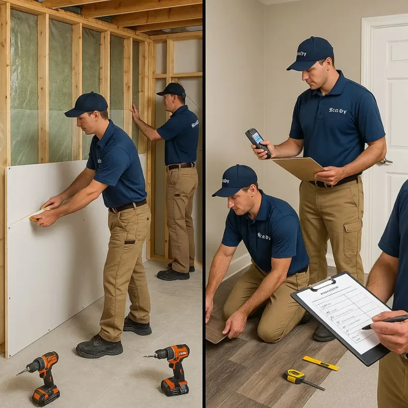 Repairs and Reconstruction process in Woodbine, NJ