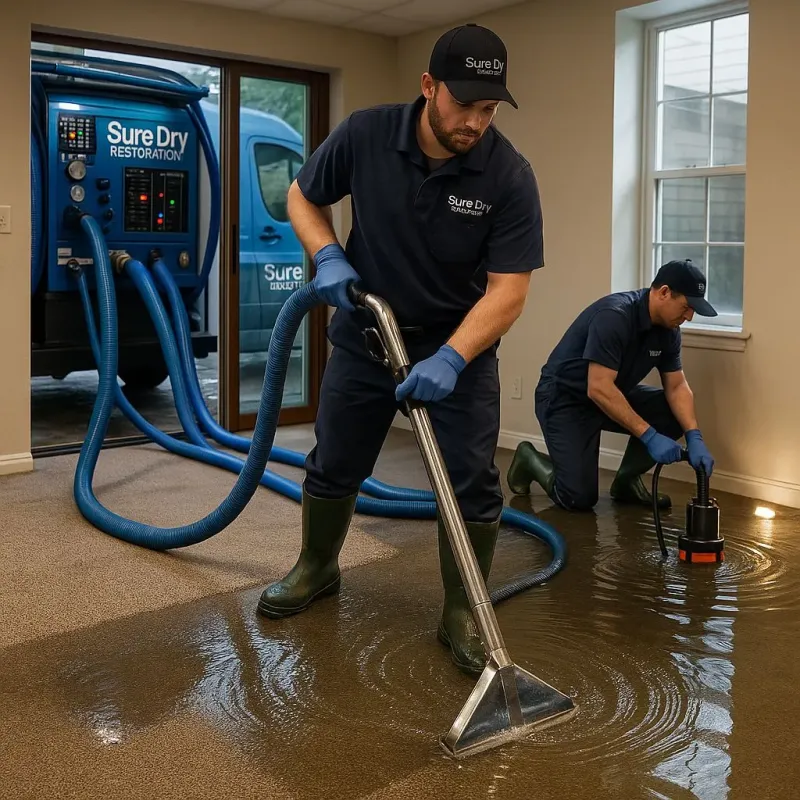 Water Extraction and Removal process in Woodbine, NJ